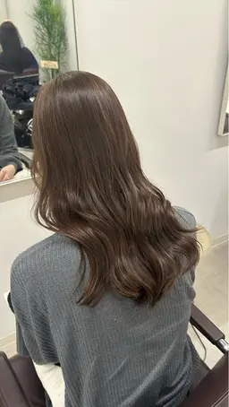 【🩵人気No.2】冬透明感カラー＋似合わせカット＋1stepうるツヤTR付き✨