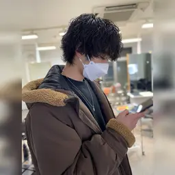 メンズカット＋全種類のパーマ