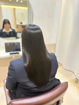 【うねり🌀パサつきに!🌧️】カット+縮毛矯正(ボブ〜ロング)