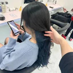 👱‍♀️インナーカラー/イヤリングカラーはこちら👱‍♀️ブリーチありダブルカラー🤍