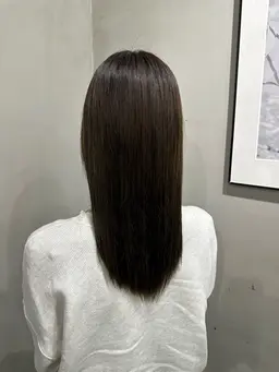 【超うる艶髪✨】カット＋縮毛矯正＋髪質改善トリートメント