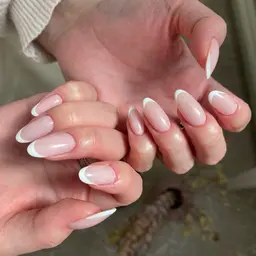 【💎オフなし】フレンチネイル💅(ベースカラー有)