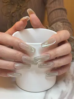 チップ長さ出し+ジェル+マグネット※デザイン追加可能