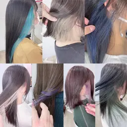 💕大人気イヤリングカラーorフェイスフレーミング💕+フルカラー+薬剤除去髪質改善トリートメント