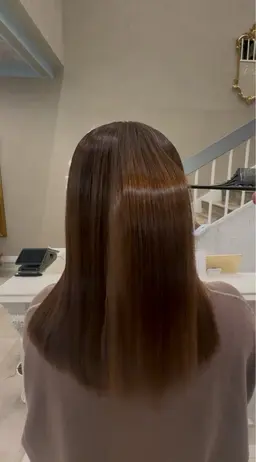 ◉縮毛矯正 朝のセットを簡単に☀️扱い難いをらくちんに変えます！18,370yen→4,160yen