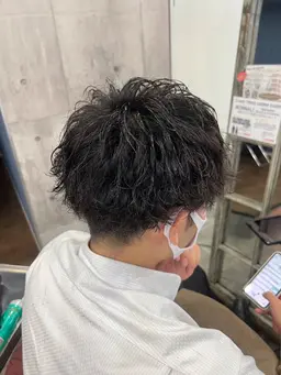 【メンズ人気No.1パーマ🐺】🔥メンズカット+波巻きパーマ🔥【銀座MEN'S】