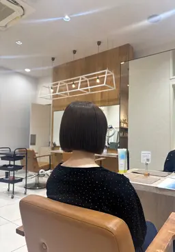 🌟Bob cut + 4step alorb treatment🌟