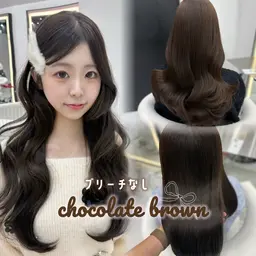 🉐ワンカラー+ヘアケアアウトバストリートメント付🧴🫧