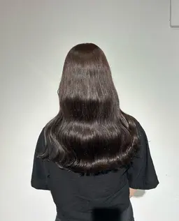 🎀ブリーチなし透明感うるさらワンカラー🎀【カット＋カラー＋トリートメント】