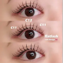 【オフなし🫦】マツエク（フラットラッシュ）100本︎🎀♡(2回目まで新規でご利用可🧦)