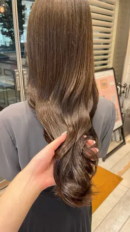 【ミニモ学割】♡🎓黒髪卒業式🎓♡ブリーチなしダブルカラー+シルクトリートメント 顔まわりカット+1100円+30分