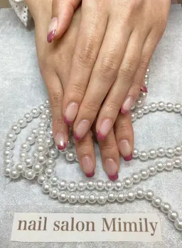 オフ込みワンカラーorラメグラorフレンチ　💎ストーン10粒込み