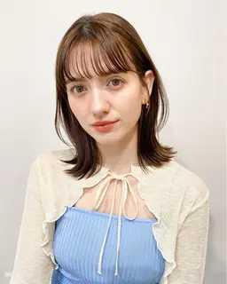 前髪カット＋カラー