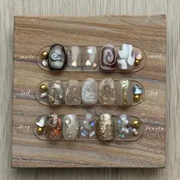 【オフ有りの方】˗ˏˋFOOT ˎˊ˗ design 5本＋one color 5本 ✶Jrネイリスト限定