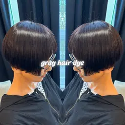 【🪴ご新規様限定🪴】グレイカラー➕艶トリートメント🧴白髪染め/大人カラー