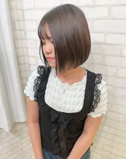 ドライカット＋透明感カラー