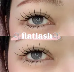 ⭐️フラットラッシュ120~140本まで(オフ無料+コーティング仕上げ無料♪)