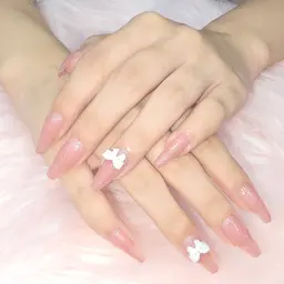 オフ有💅スカルプ(チップ長さ出し10本)ワンカラー/フラシュネイル(マグネット／オーロラ➕¥500）