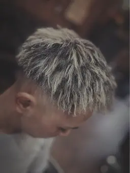 【カット＋パーマ＋メッシュ】