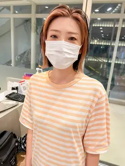 【学生限定クーポン】透明感・発色性抜群インナー(イヤリング)カラー+ニュアンスカット+aujuaプチトリートメント🏵