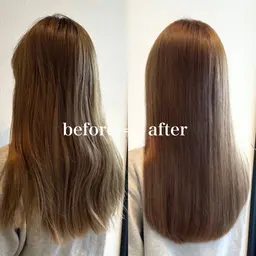 カットカラー髪質改善ヘアエステ