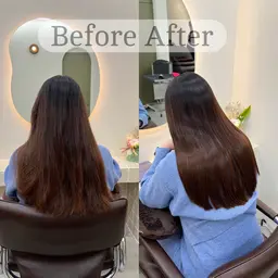 【髪質改善人気No1】🔥満足度120%🔥カット＋美髪縮毛矯正(ストレートパーマ)➕1stepトリートメント