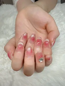 大人気❣️チップ長さだし❤️フレンチ類/ワンホンチーク+マグネット