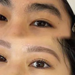 眉毛アイブロウデザインWAX+間引き+選べるまつげパーマ　¥11,000