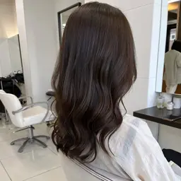 ✨コテ巻き風✨似合わせカット&ケアカラー&ケアデジタルパーマ&2stepトリートメント