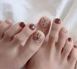 🌻フット ❤️2本シンプル持ち込みデザイン　　　❣️ソフトジェルオフ込み