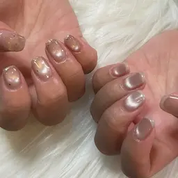 ハンド✋🏻オフなし マグネットネイル