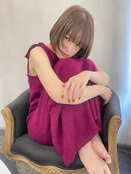 《口コミ限定》【ショートヘア.ボブstyle限定】カット＋カラー+トリートメント