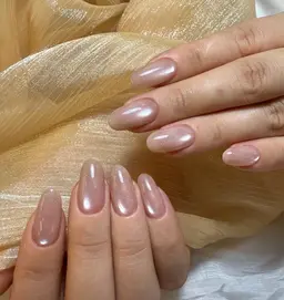 チップ+ジェル長さだしマグネット