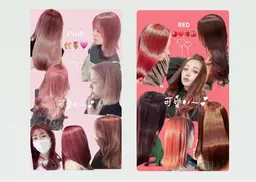 ✨ブリーチなしピンクカラー🎀🩰‎ダブルカラー＋トリートメント