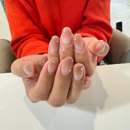 期間限定🉐<チップ長さだし10本> HAND  カラグラデーション　¥9700  (パーツ2個プレゼント)オフ込み