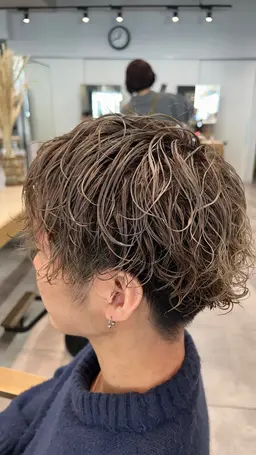 【絶壁が気になる方必見】【men's cut ➕ parm】🔥1日1名限定【プチトリートメント付き】