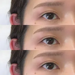 【眉毛×まつ毛(上)★トータルセット】眉毛デザインWAX＋眉毛間引き(毛量調整)＋上まつ毛パーマ＋アイトリートメント