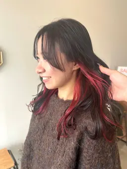 【30%off】カット+インナーカラー