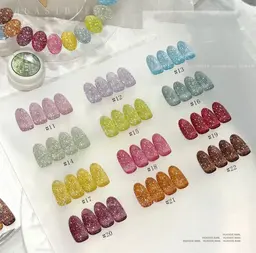 【オフ無料】大人気マグネット・フラッシュネイル ¥4500