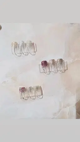 【オフなし】 ハンド ラメグラデーション