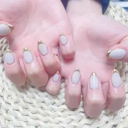 🐻6月限定🐻🌸ハンド⭐️ガラス/ミラー/マグネットフレンチ⭐️