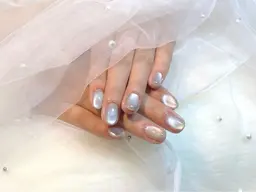 〈オフあり〉マグネットネイル¥4900円🧲⭐️新規オフ無料⭐️《ミニモ限定✨大きいパーツ１つ無料❕》