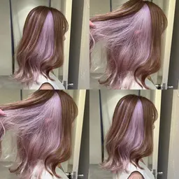 【当日限定】🧚🏻♀️メンテカット+インナーカラーorイヤリングカラー(もみあげ)🍒+プチトリートメント🍒