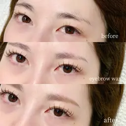 人気の眉毛wax／間引き･メイク込み🎀 通常料金￥5500→￥4500