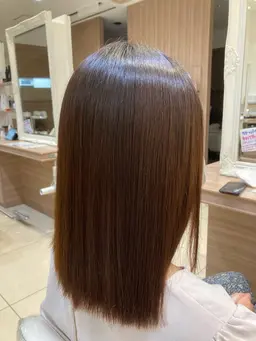 【🔸朝のお手入れはもういらない🔸】プレミアム縮毛矯正＋3stepトリートメント(カットなし)