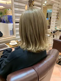 【2回目以降】＊ケアブリーチ＊ダブルカラー+3stepトリートメント