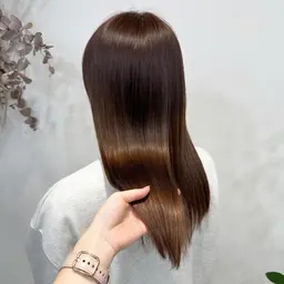 🕊美髪ケアカラー＋デトックスケアトリートメント＋カット🫧‪ෆ‪.*･ﾟ