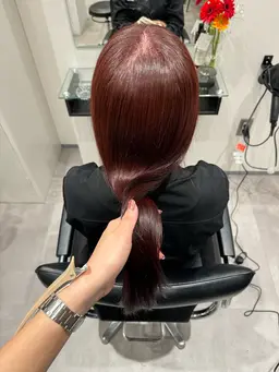 〔〔暖色カラーが好きな方、したい方へオススメ🎀🩷〕〕