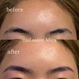 【美眉デザイン】眉毛WAX脱毛＋間引き付き