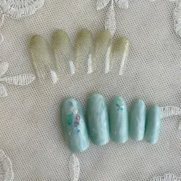 オフありワンカラー、グラデ